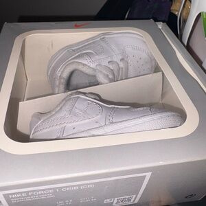 Nike White Baby Walker Shoes
